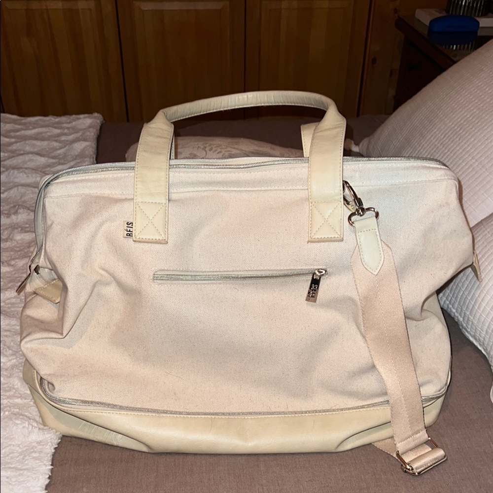 BEIS Cream Travel Bag